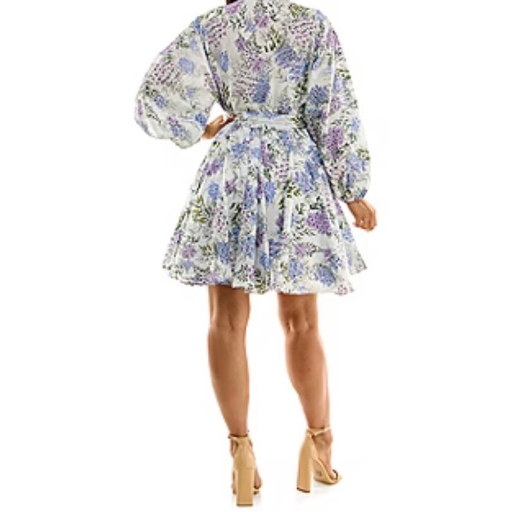 NWT! Premier Amour Floral Mini Dress, Size 14 - Picture 9 of 9
